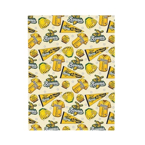 Couverture en peluche boule de banane