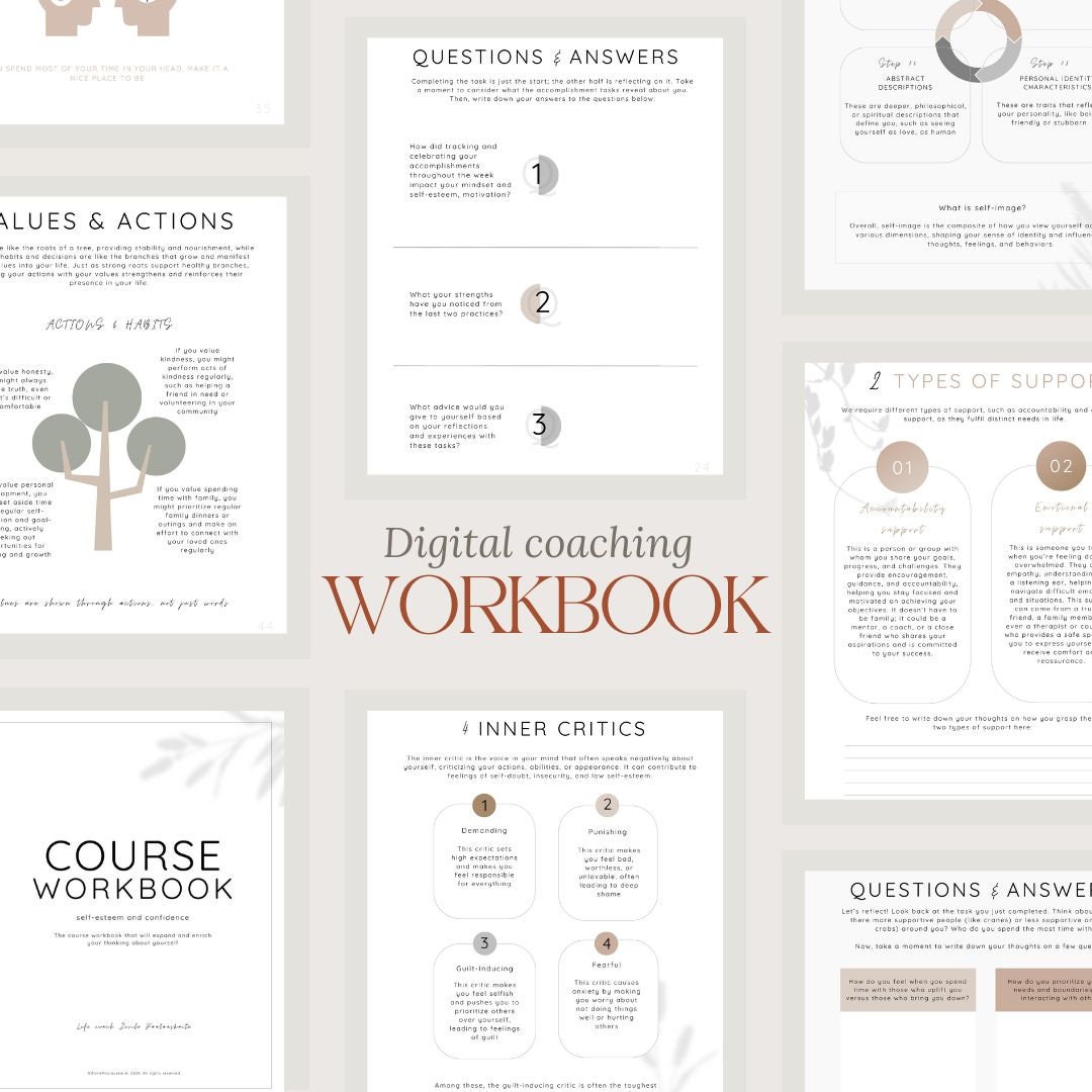 Course Workbook on Self-esteem & Confidence, 3-week Guide to to ...