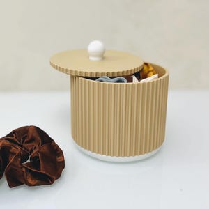 Storage containers for the bathroom or bedroom