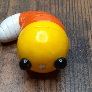 Cute Worm Figurine, Candy Corn Worm, Pet Worm, Halloween Worm, Worm with Teeth, Figurine,Adopt a Worm, Worm Friend, Cute Worm,Worm Figure