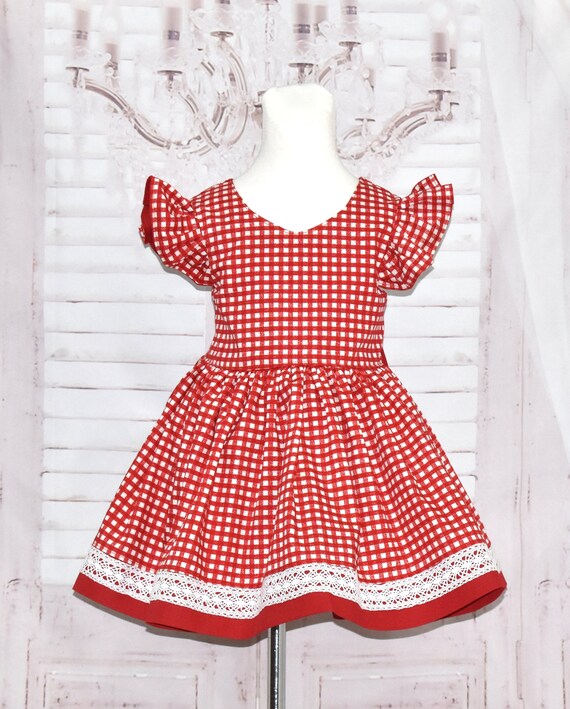 gingham holiday dress PENELOPE RIBBON STRAP PLAID MIDI DRESS