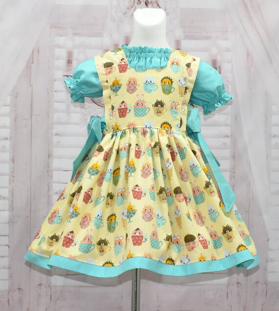 Pinafore dress sale top