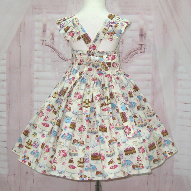 Cupcake Dress Girl Ivory Dress Girl Cake Dress Lollipop Etsy
