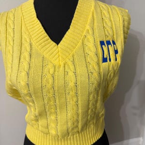 Sigma Gamma Rho Sweater Vest