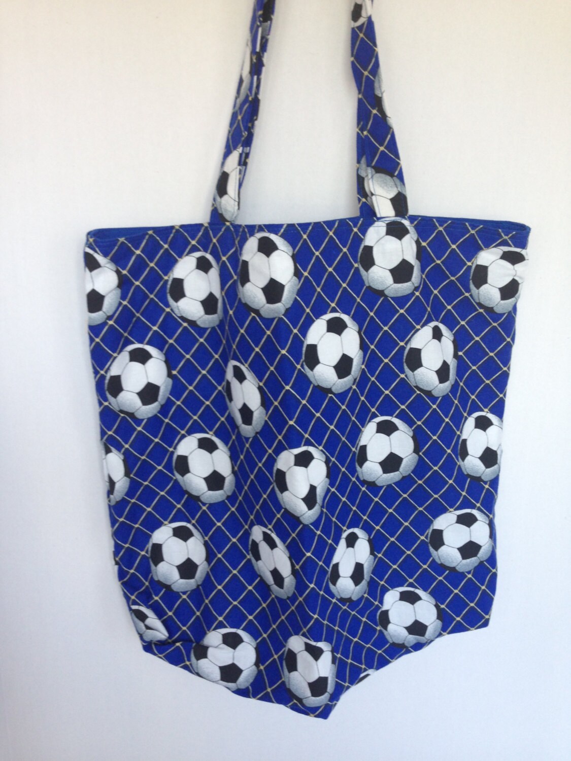 Large ToteSoccer Balls in the Net Bag 518 Etsy