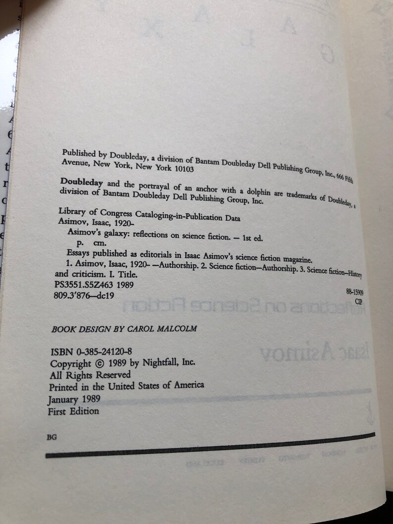 asimovs galaxy reflections on science fiction by isaac asimov science fiction essay collection hardcover