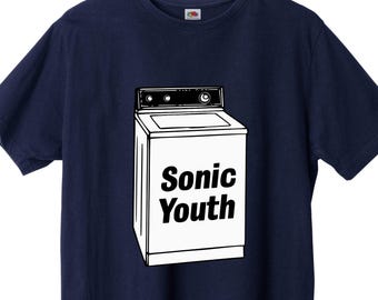 Sonic Youth Washing Machine T-shirt, 90s Alternative Rock Tee