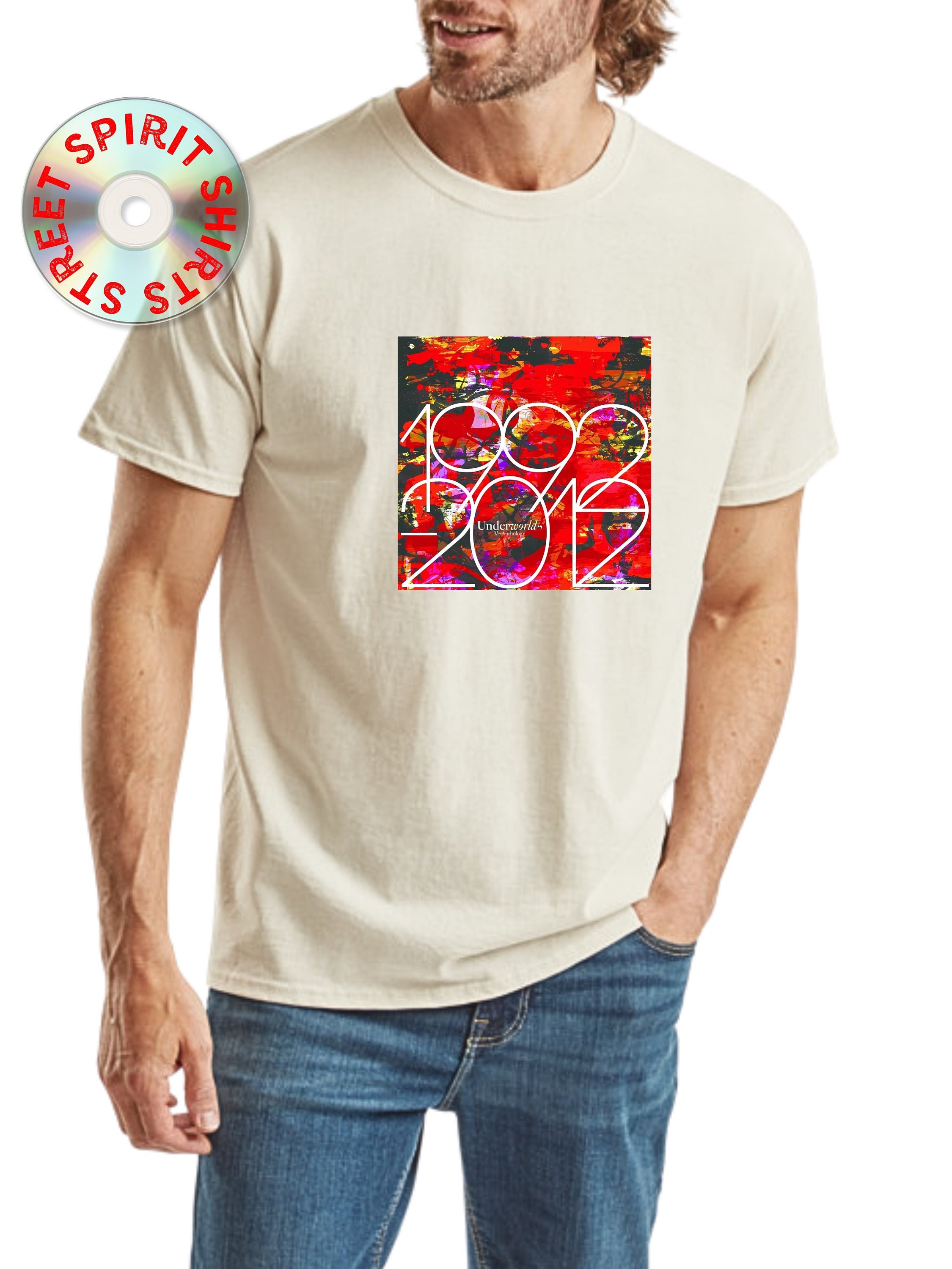 Underworld Band The Anthology, Unisex T-Shirt, Vintage 90er Jahre 