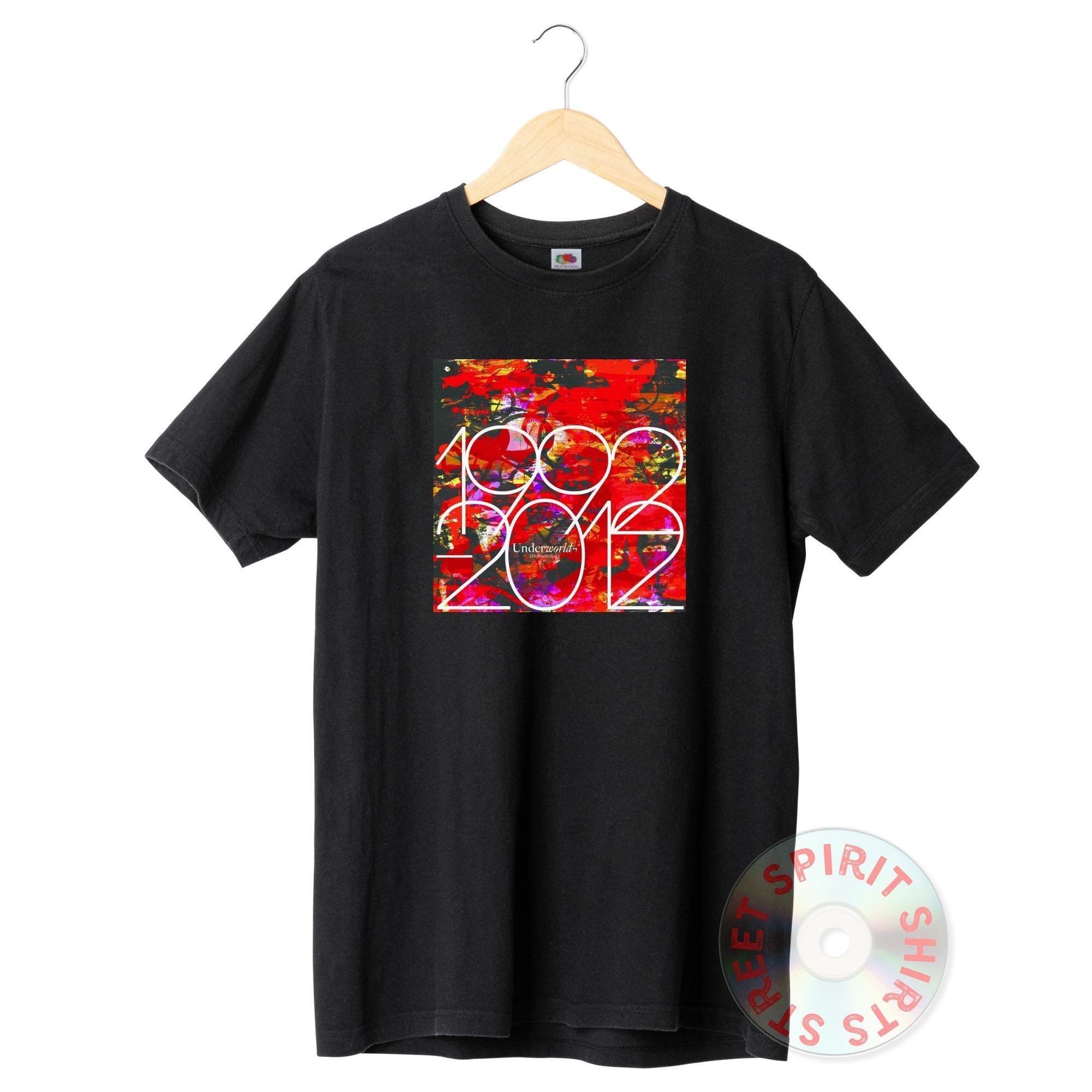 Underworld Band the Anthology, Album Cover Tee, Printed Music