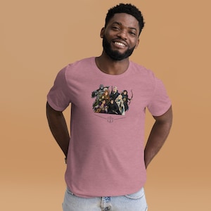 Legenden om Vox Machina T-shirt | Critical Role-merchandise | Dungeon and Dragons-fangåva | Unisex-t-shirt