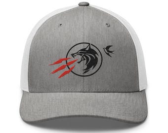 Der Hexerhut | Hexer Medaillon Hut | The Witcher Fan Merch | The Witcher 3 | Hexer Geschenke | Trucker Kappe