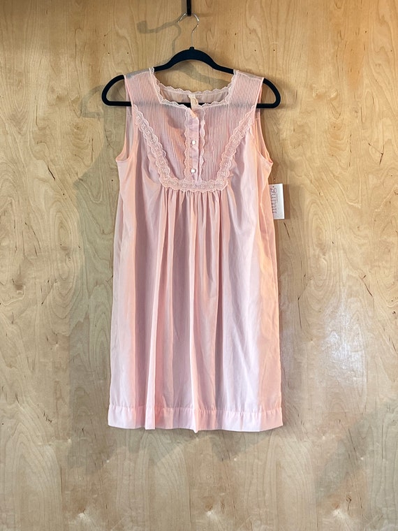 Pale Pink Cotton Nightgown - image 2