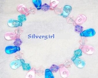 4 Choices Stretch Bracelet's Kids, Girls, Childs Your Choose