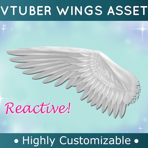 Vtuber Wings Asset | Live 2D | Customizable