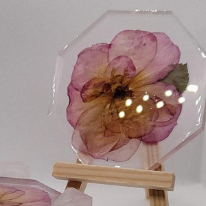 Handmade, one-of-a-kind resin coaster sets