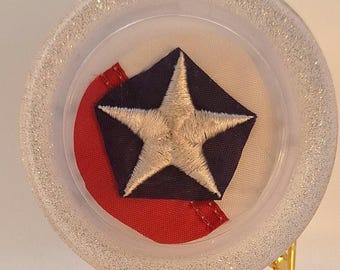 Keepsake Memorial U.S.A. Flag Embroidered Star & Stripes v.3