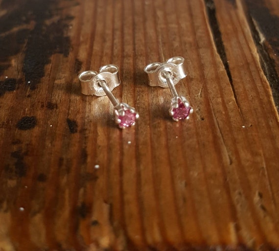 Ardiente Redondo Labradorita Plata 925 Stud Pendientes de Piedras Preciosas 5 mm