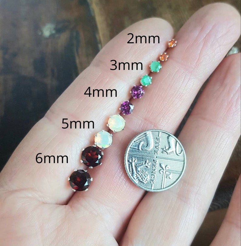 Trillion Purple Amethyst Earrings Sterling Silver and Amethyst Studs