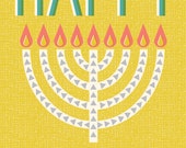 happy hanukkah card