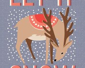 let it snow card