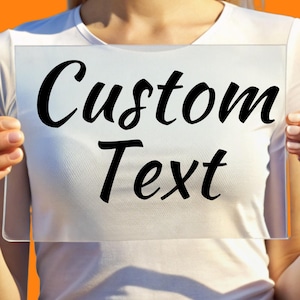 Custom Text DTF Transfer, Ready to Press, Make Your Own DTF, Your Text Iron-on, Name Iron on Decal,Custom Text Iron on Transfer,Iron on name