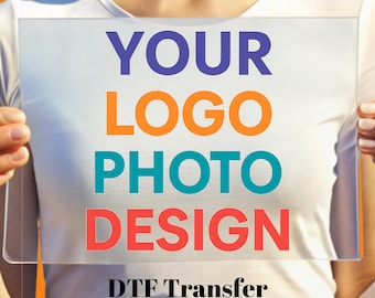 Custom Logo DTF Transfer: Ready to Press Design