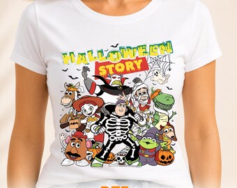 Toy Story Halloween Ready to Press, Disney Spooky DTF Transfer