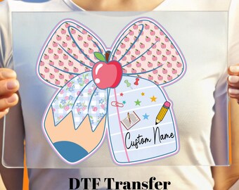 Custom Teacher DTF Transfer: Ready To Press Heat Transfer Design