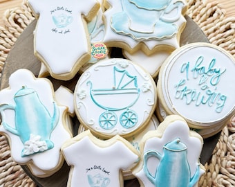 Baby is Brewing Sugar Cookies