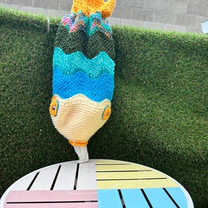 Fisch Taschenhalter aus Kunststoff