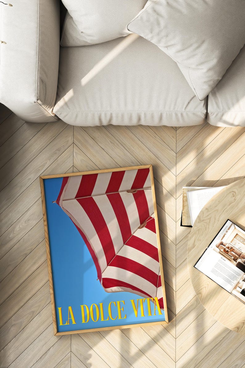 La Dolce Vita Poster: Italian Summer Wall Art (Printable)