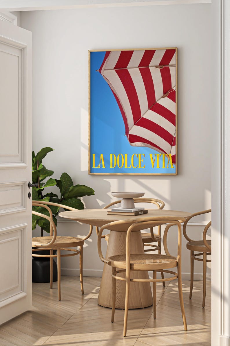 La Dolce Vita Poster: Italian Summer Wall Art (Printable)
