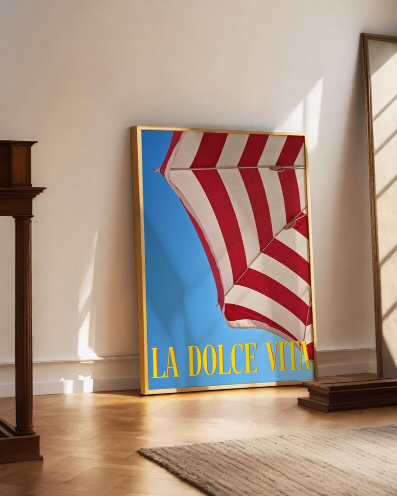 La Dolce Vita Poster: Italian Summer Wall Art (Printable)
