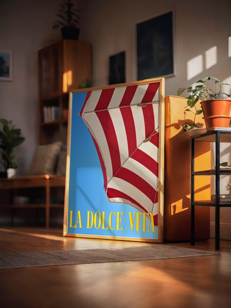 La Dolce Vita Poster: Italian Summer Wall Art (Printable)