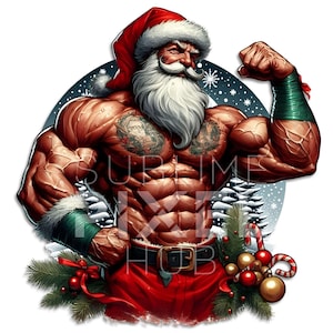 Santa Claus clipart for men v1 png, png files, clipart, santa claus, men, manly, christmas designs, printable, transparent background