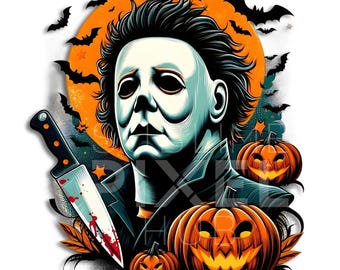Michael Myers png, arquivos png, clipart, slasher, Halloween, desenhos de Halloween, fundo transparente