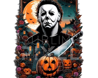 Halloween Michael Myers png, png files, clipart, slasher, Halloween, Michael Myers, halloween designs, transparent background