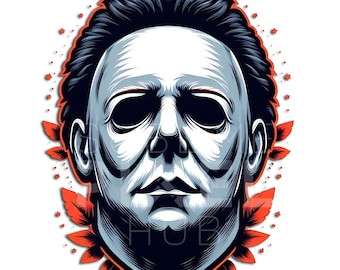 Imágenes prediseñadas de Michael Myers para Halloween, película de terror en formato PNG, fondo transparente (descarga digital).