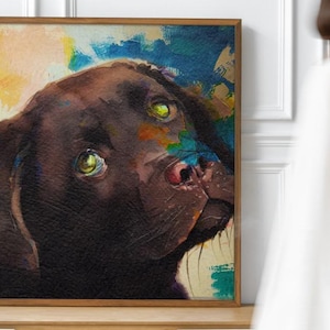 Custom Pet Portrait Painting, Acrylic and oil painting, Dog Portrait, Cat Portrait, Pet Portrait From Photo