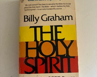 The Holy Spirit By Billy Graham Vintage Paperback Book