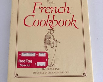 Vogue French Cookbook By Francine Hardcover 80's Vintage