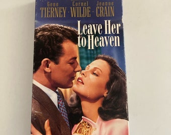 Leave Her to Heaven (VHS, 1994) Gene Tierney, Cornel Wilde, Jeanne Crai\]=