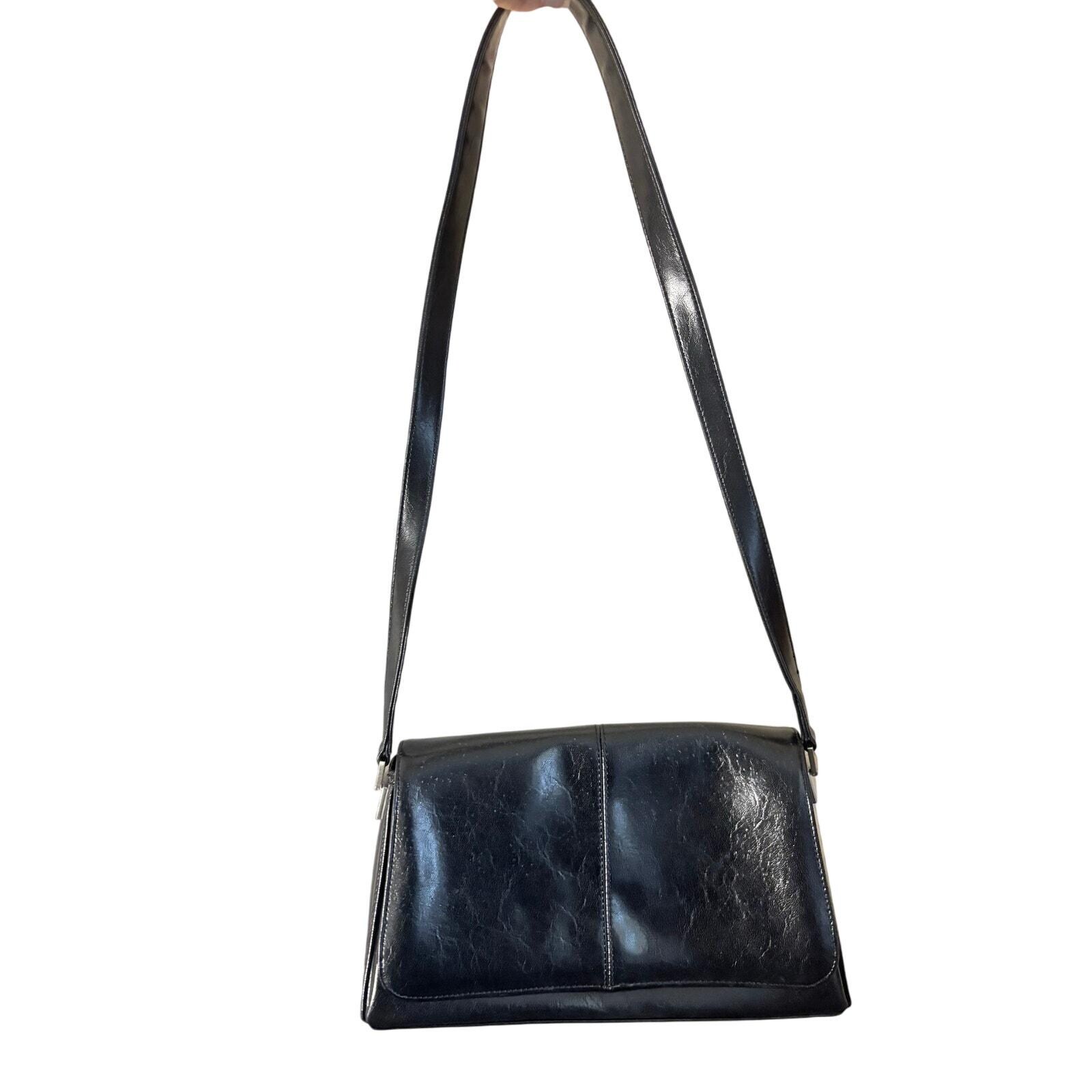 Liz Claiborne vintage Black Leather crossbody bag Liz Claiborne Vintage Women main image 3
