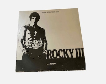 Rocky III Record Album Original Motion Picture Score Bill Conti LP VG