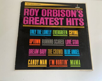 Roy Orbison Greatest Hits Vinyl Lp Record SLP 18000 Stereo