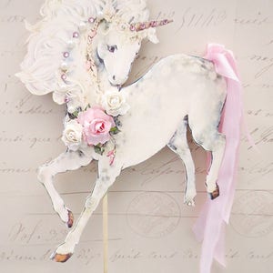 Unicorn Birthday Party, Unicorn Party Decor, Unicorn Cake Topper, Unicorn Centerpiece, Unicorn Party Supplies, Unicorn Themed Party image 4