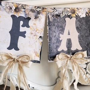 Fall Decor, Thanksgiving Banner, Autumn Decor, Fall Farmhouse Decor, Thanksgiving Decor, Thanksgiving Wall Decor, Fall Banner, Fall Garland