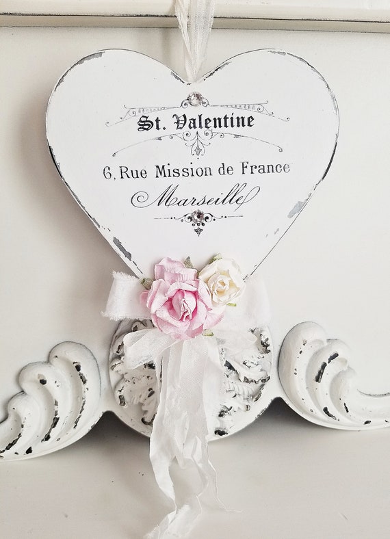 Valentine Decor Vintage Style Valentine's Day Decor Etsy
