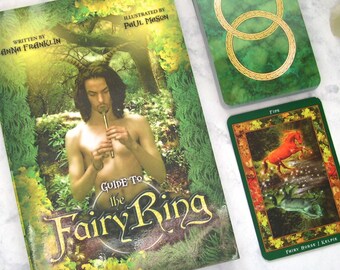 Very Rare! Mint! The Fairy Ring: Oracle of the Fairy Folk, Anna Franklin - Vintage Fairy Tarot Oracle Card Deck & Book, 2002 OOP 1st Edition