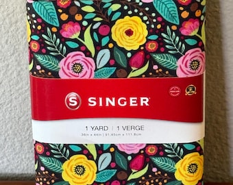 Singer Fabrics, 100% Cotton, Colorful Floral, Cut by The Yard